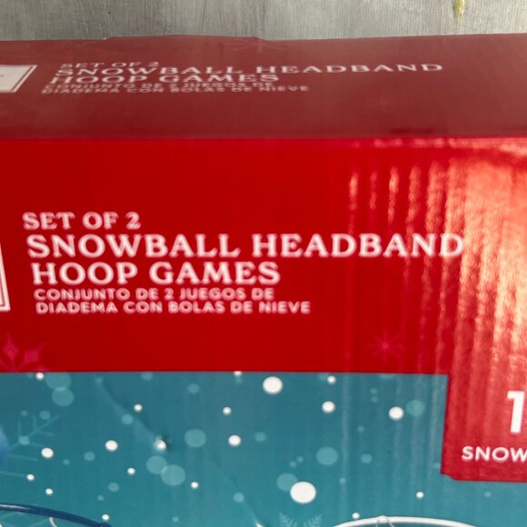 NEW in box Snowball Toss Headband Game Family Fun Christmas Game NEW IN BOX - Picture 3 of 8
